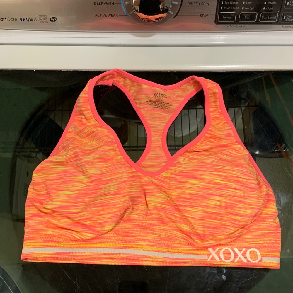 Multi Color XL XOXO Sports Bra
